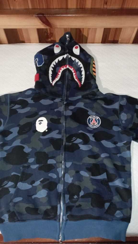 кофта "bape x PSG"