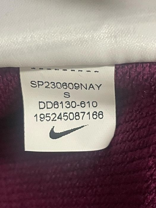 Fioletowa damska bluza oversize Nike Dri-fit S