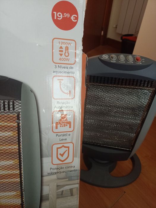 aquecedor halogenio 1200 w
veja os meus outros anuncios a ver se inter
