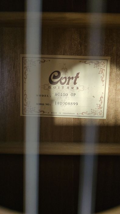 Акустична гітара з підставкою