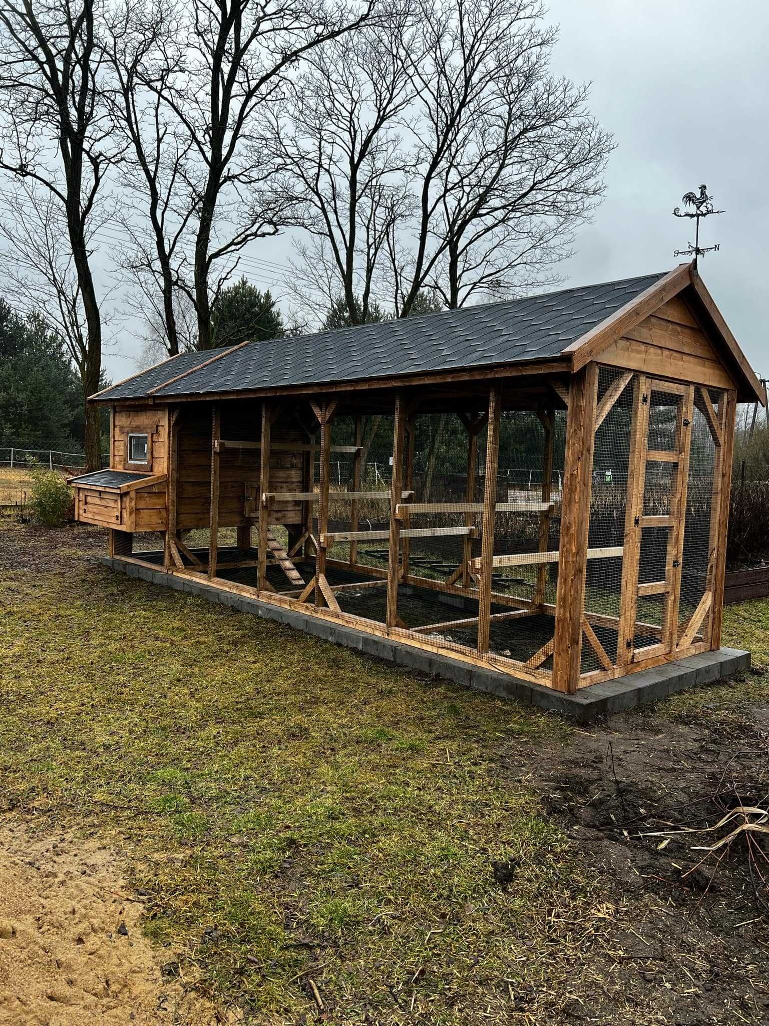 Kurnik 200x150x210h plus woliera 200x500 od PRODUCENTA!!!
