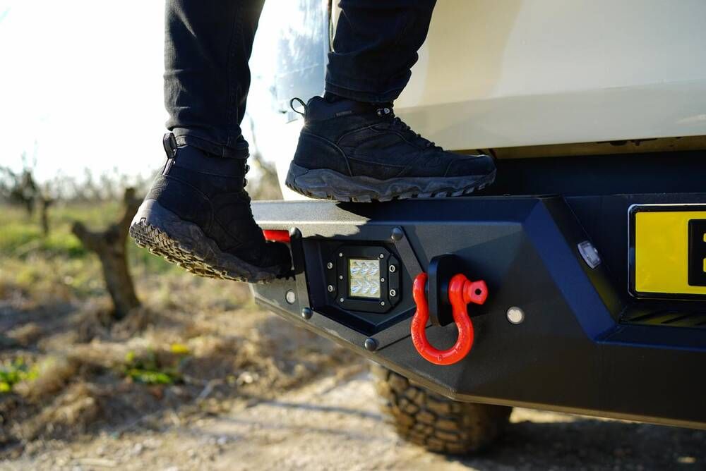 Zderzak tylny DAKAR tył Toyota Hilux 4x4 Stalowy