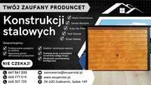 Nowoczesny garaż blaszany na wymiar 3x4 3x5 3x6 4x5 4x6 4x7 5x6 6x5