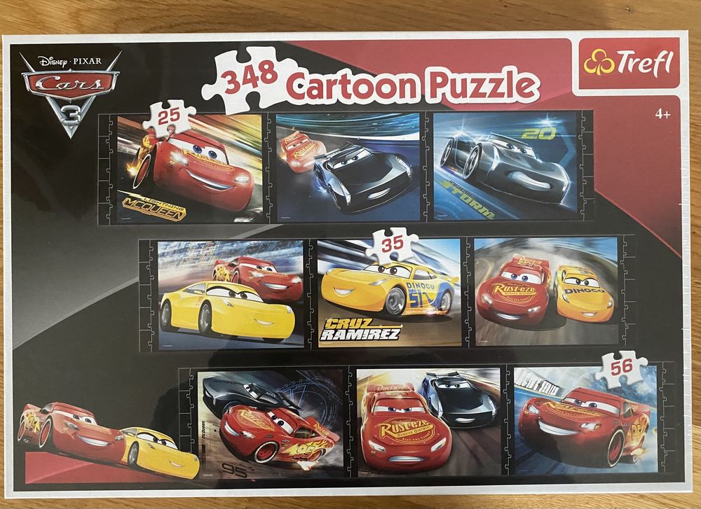 Puzzle Trefl cars 348 elementów nowe