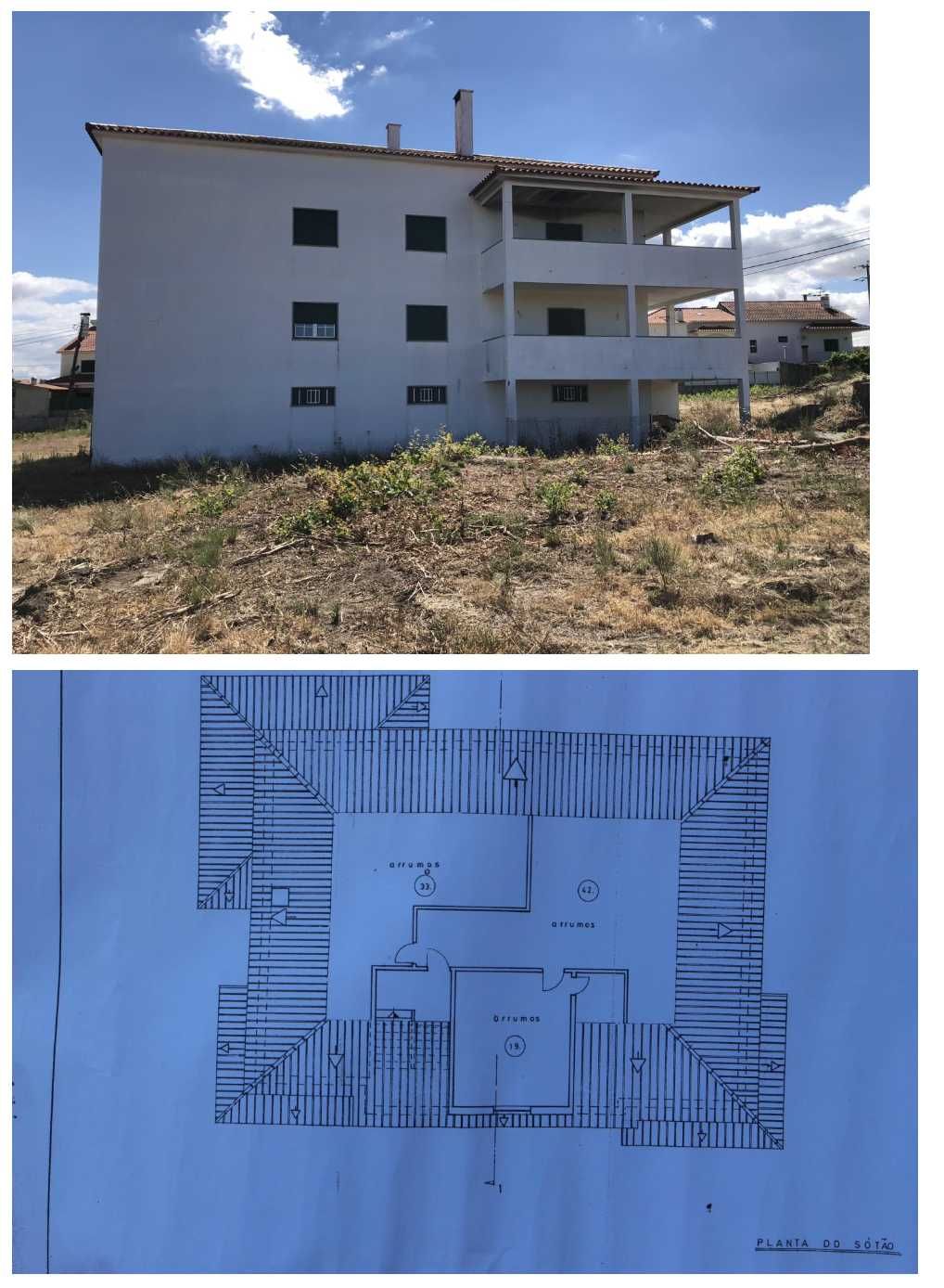 Moradia V11 com 710m2 PROJETO 20/30 a 70% FUNDO PERDIDO em 6500m2
