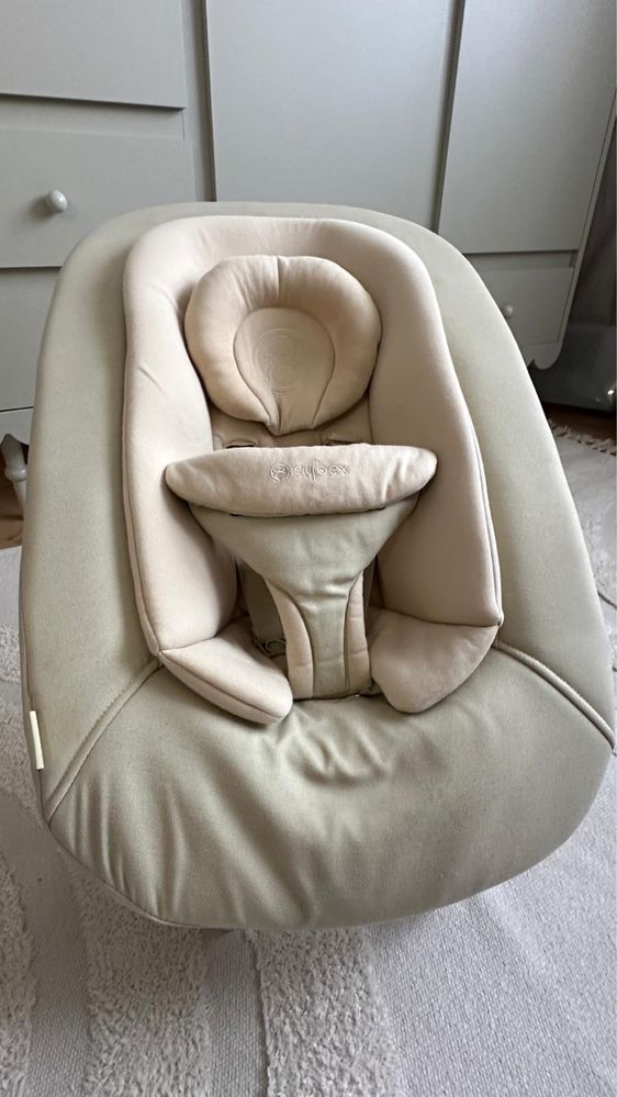 Cybex Lemo 2 bouncer BEŻOWY Sand White bujaczek stan BDB