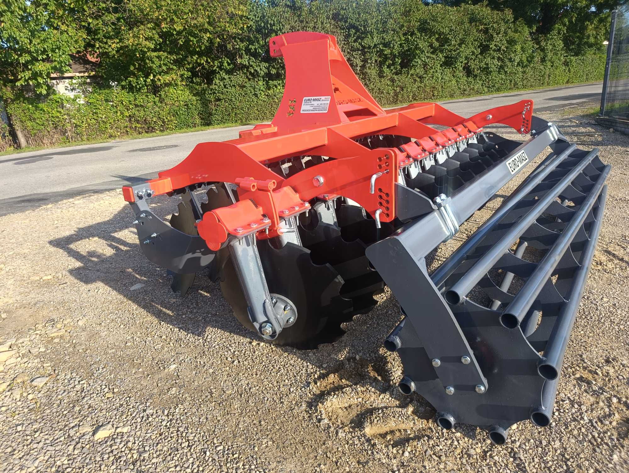 EURO-MASZ brona talerzowa ciężka/talerzówka bez hydropaku 510-560 tal