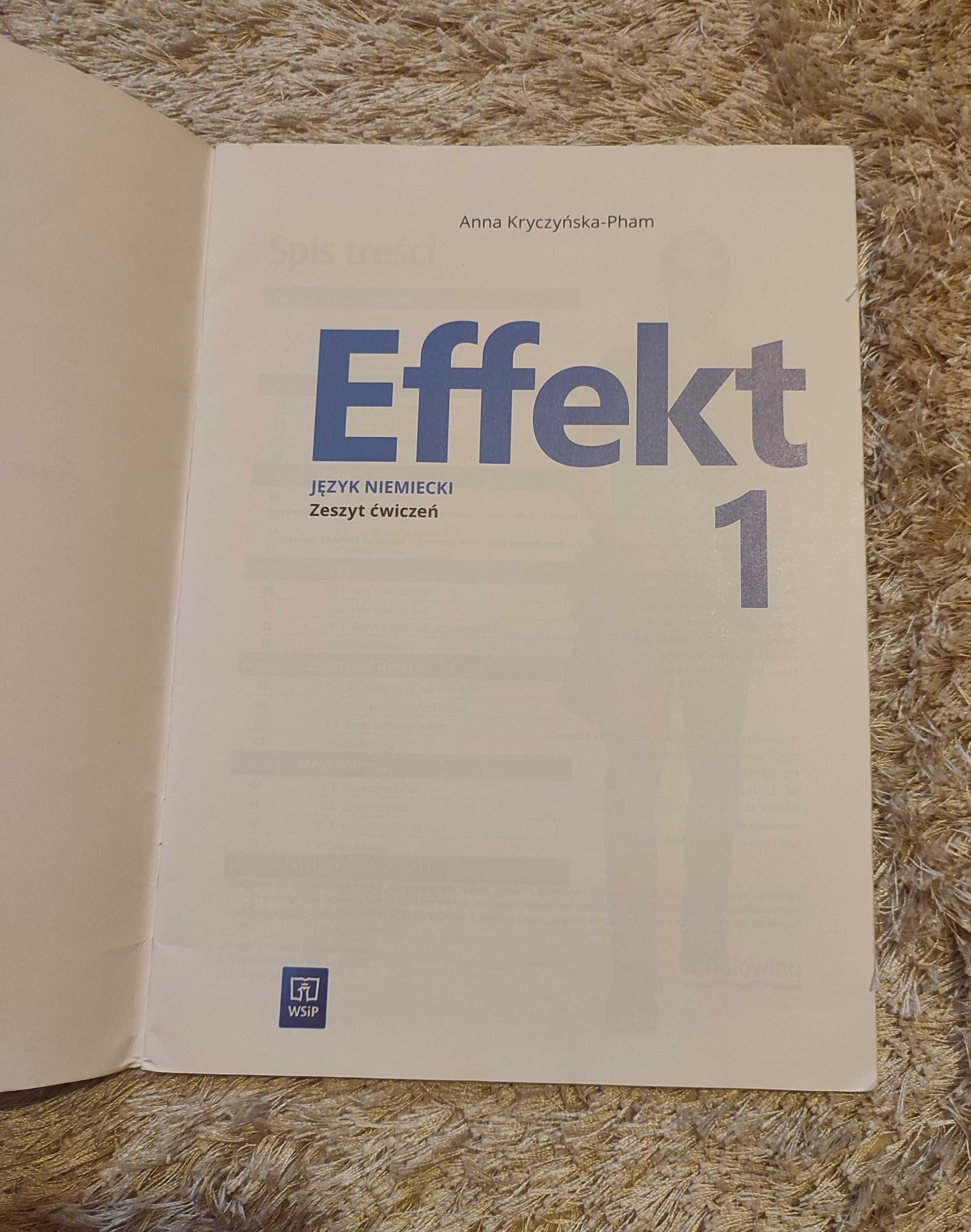 Podręcznik i ćwiczenia do j.niemieckiego "Effekt 1"