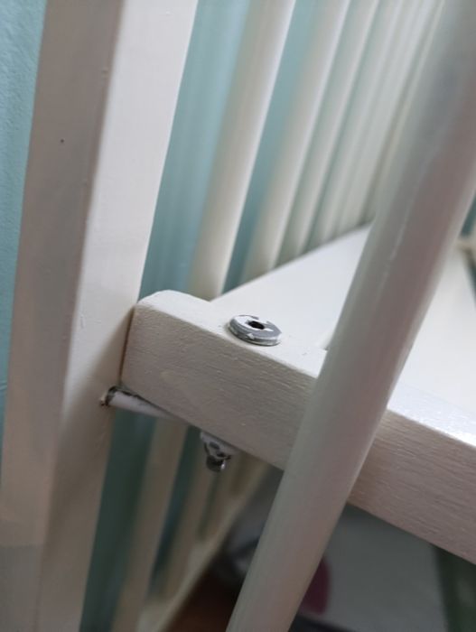 Łóżeczko białe 120x60