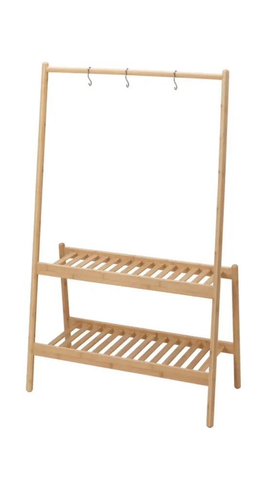 Ikea Daksjus floreira / cabide bambu