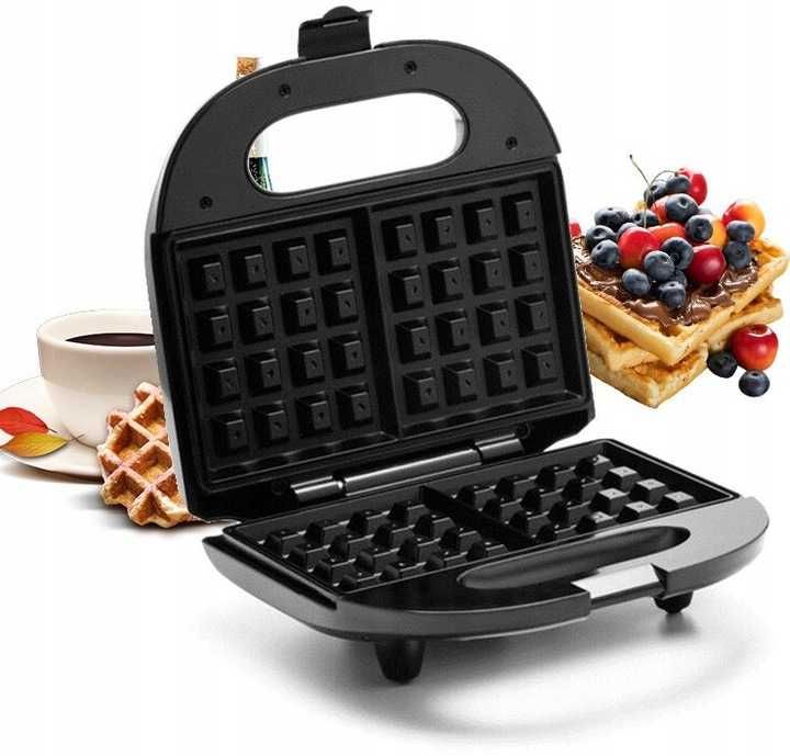 Mocna Gofrownica waflownica TRADYCYJNA OPIEKACZ DWA GOFRY 750 W