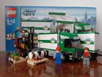 LEGO - City - 7733 - ciężarówka i podnośnik - cargo - minifigurka