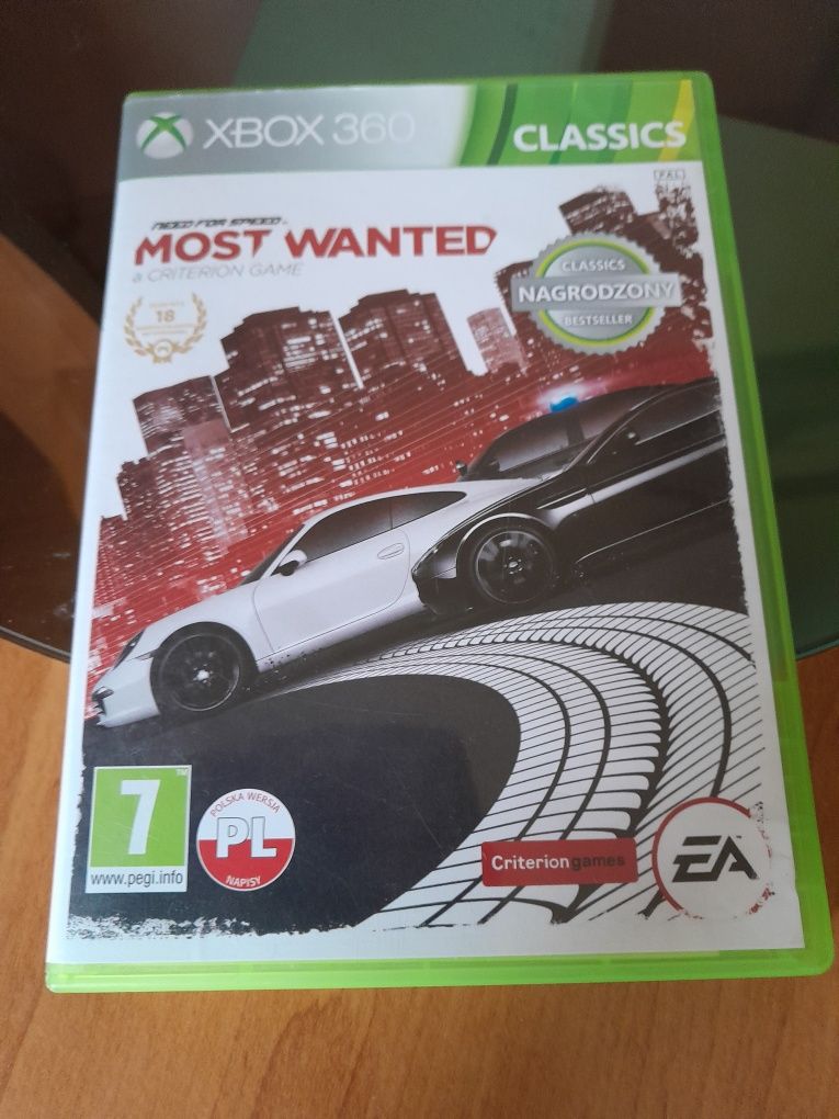 Need for speed Most Wanted Pl.X box 360