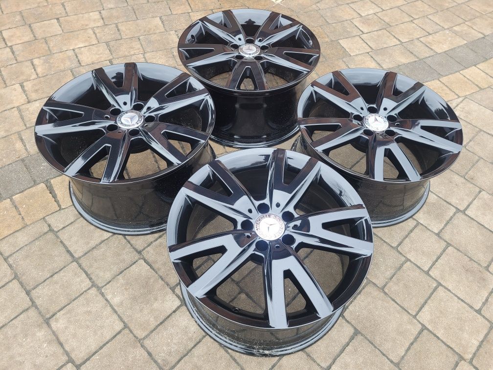 Alufelgi Mercedes CLS 5x112 18" cb66,6mm swiezy wzor czarny polysk!