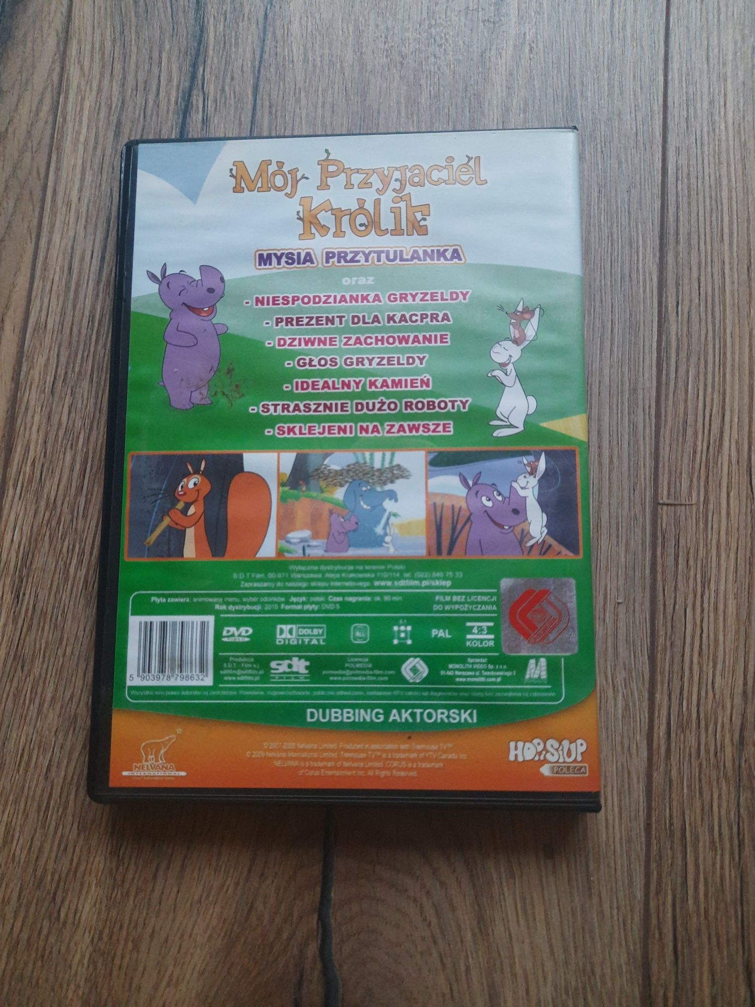 DVD z bajką Mój Przyjaciel Królik - Mysia Przytulanka