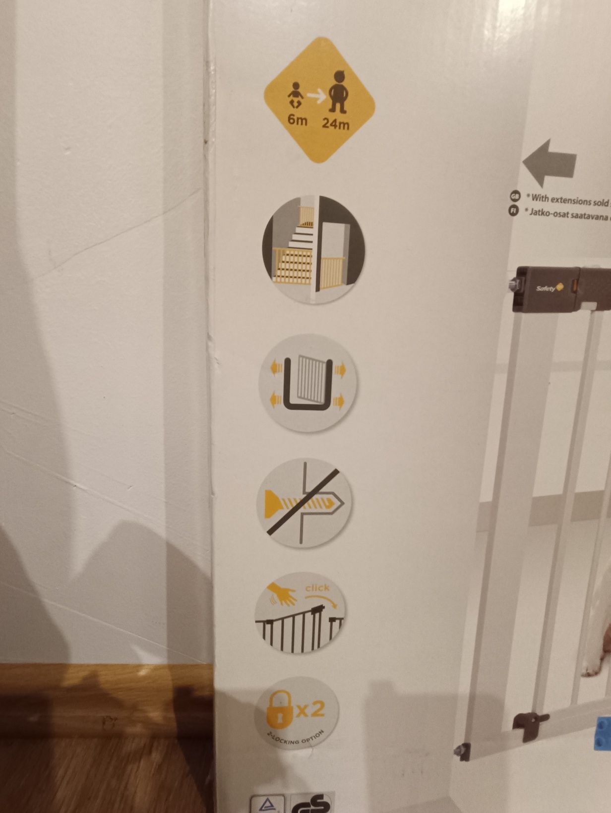 Bramka bezpieczeństwa na schody