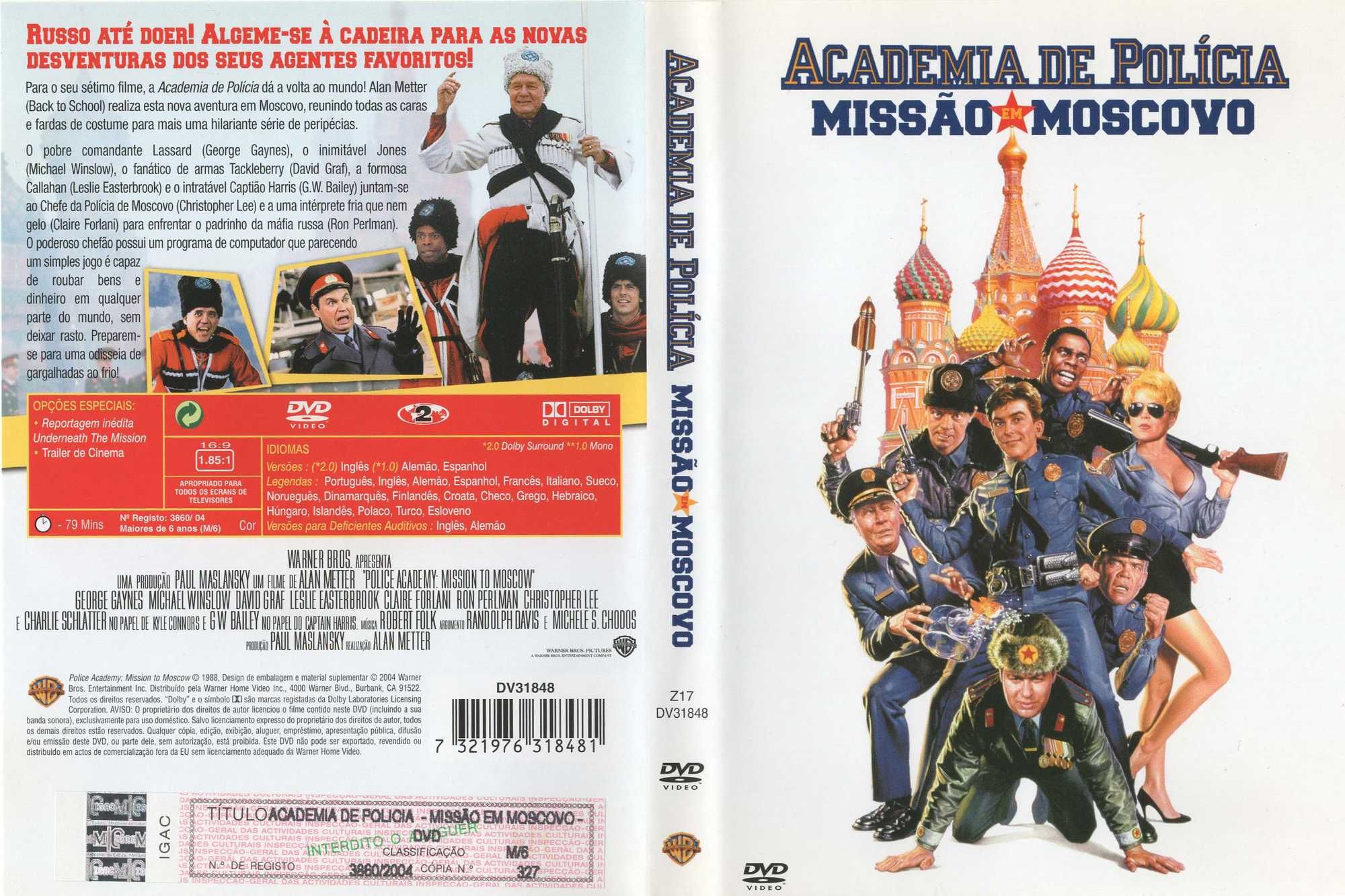 ACADEMIA POLÍCIA 7: Missão Em Moscovo (DVD) (Legendas em PT/PT)