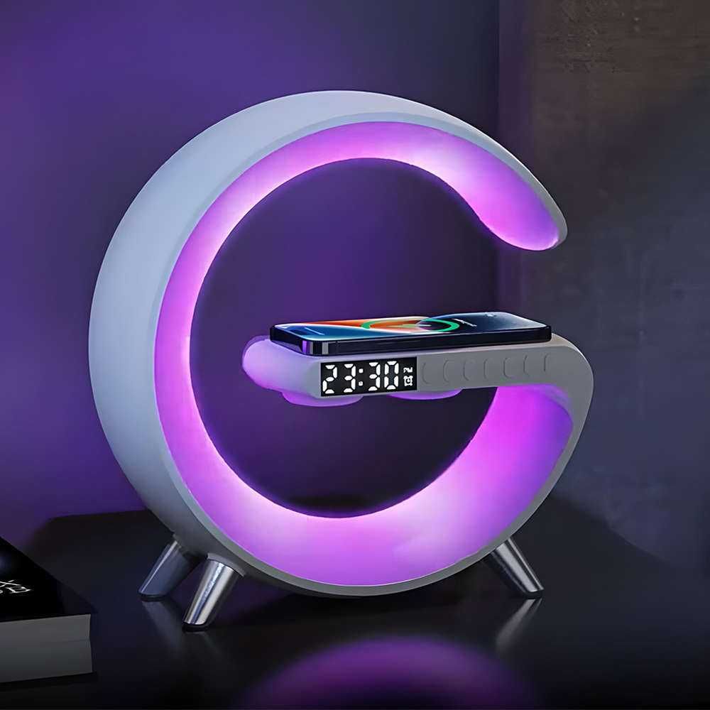 INTELIGENTNA SMART LAMPKA kolorowa led rgb z radiem dla dzieci
