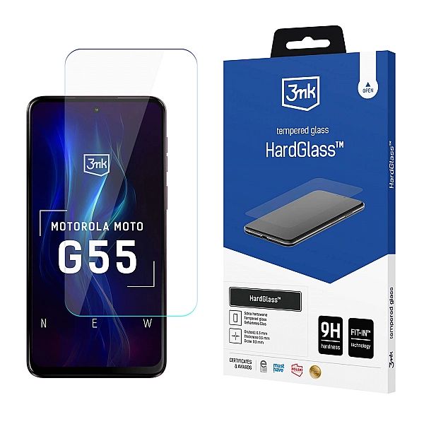 Szkło hartowane 3mk HardGlass™ na Motorola Moto G55/5G