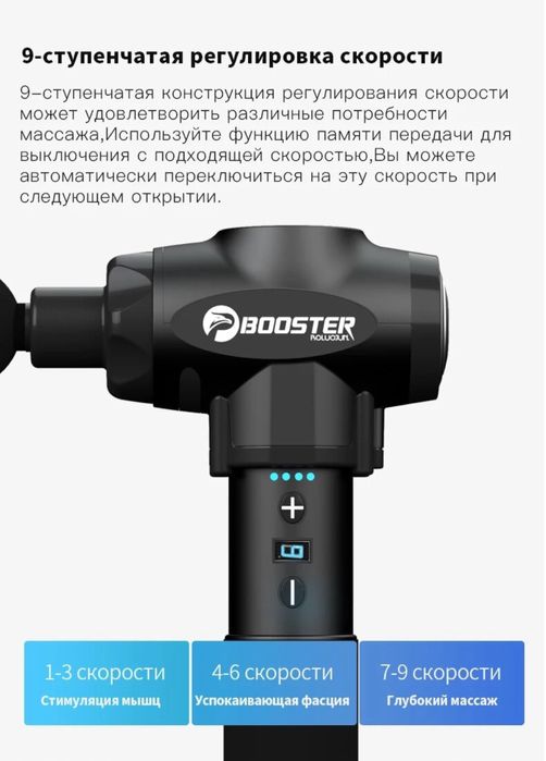 ‼️Ударний масажер Booster E перкусійний масажер для тіла‼️