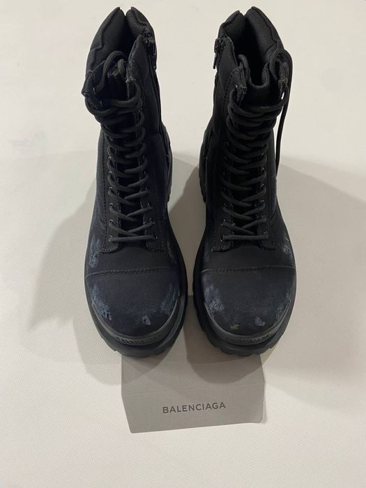 ботинки Balenciaga Combat Strike Boots Black 43 44 45