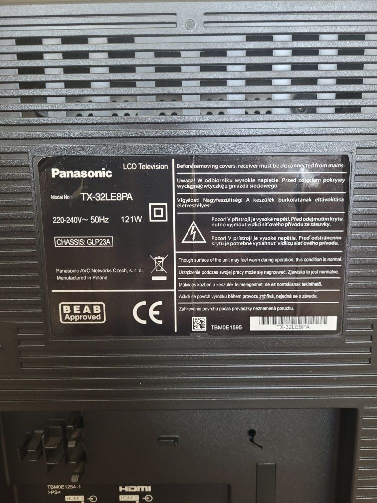 Telewizor Panasonic 32 cale TX-32LE8PA