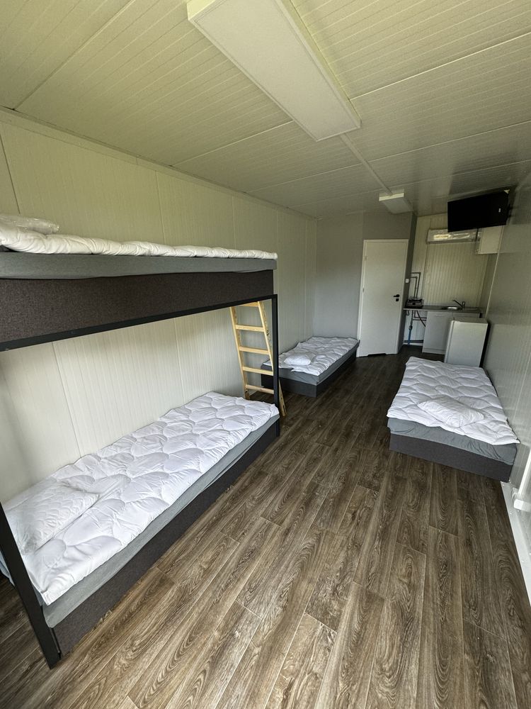 Kontener socjalny/mieszkalny 7x3 m. Wysoki standard, lazienka,klima,tv