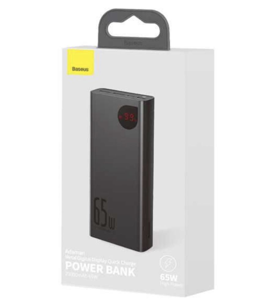 Baseus Adaman Metal Powerbank 65W 20000mA/h PD3,0 QC3,0