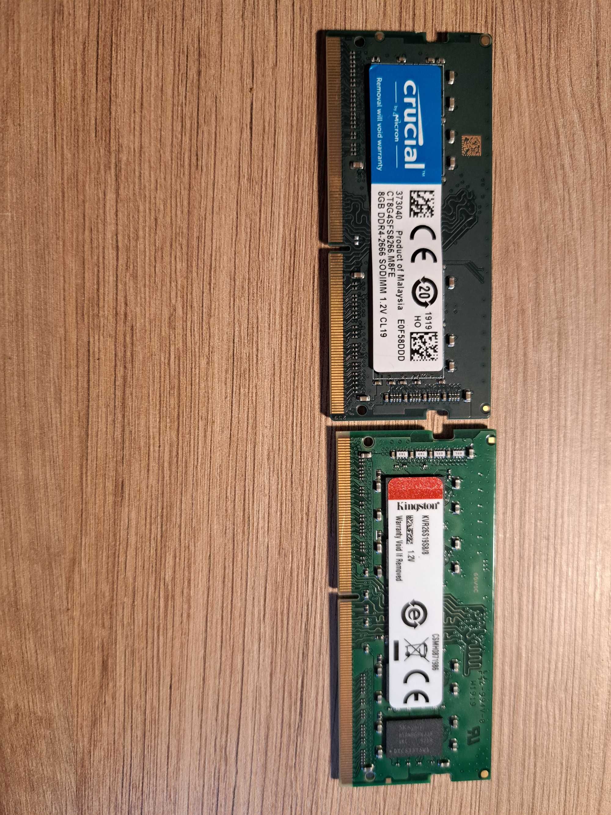 RAM 16gb 8x2 Crucial+Kingston DDR-4 3200 MHz SO-DIMM