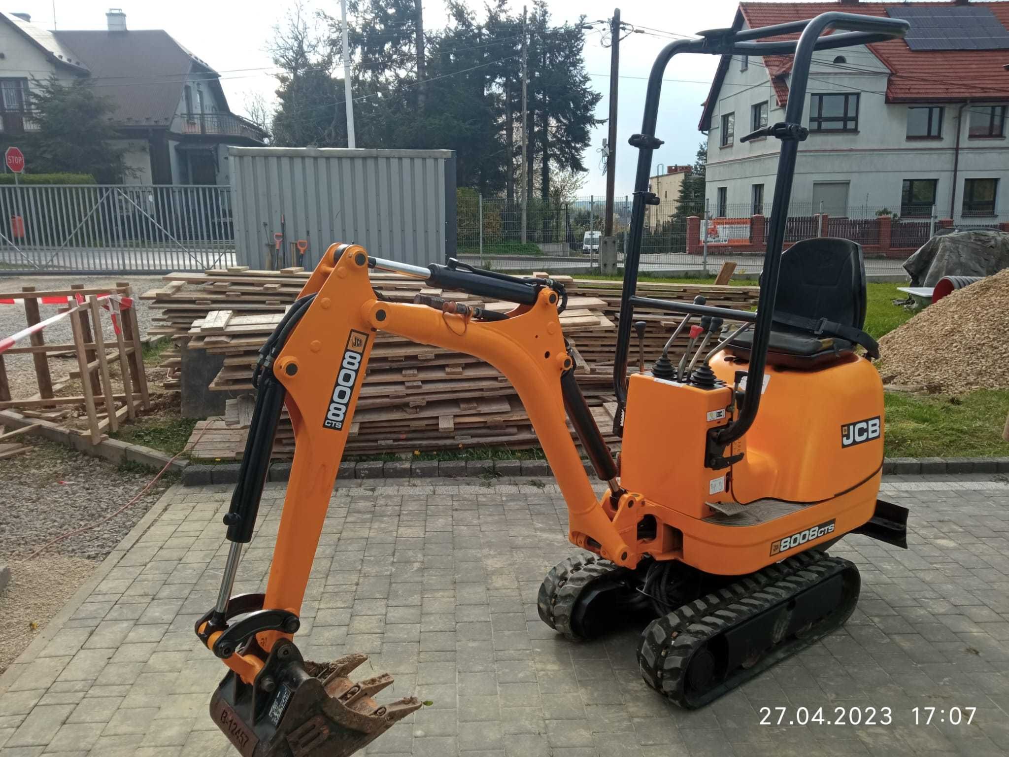 Wynajem Minikoparek JCB Bez Operatora KĘTY