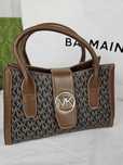 Torebka damska kuferek Michael Kors brązowa torba