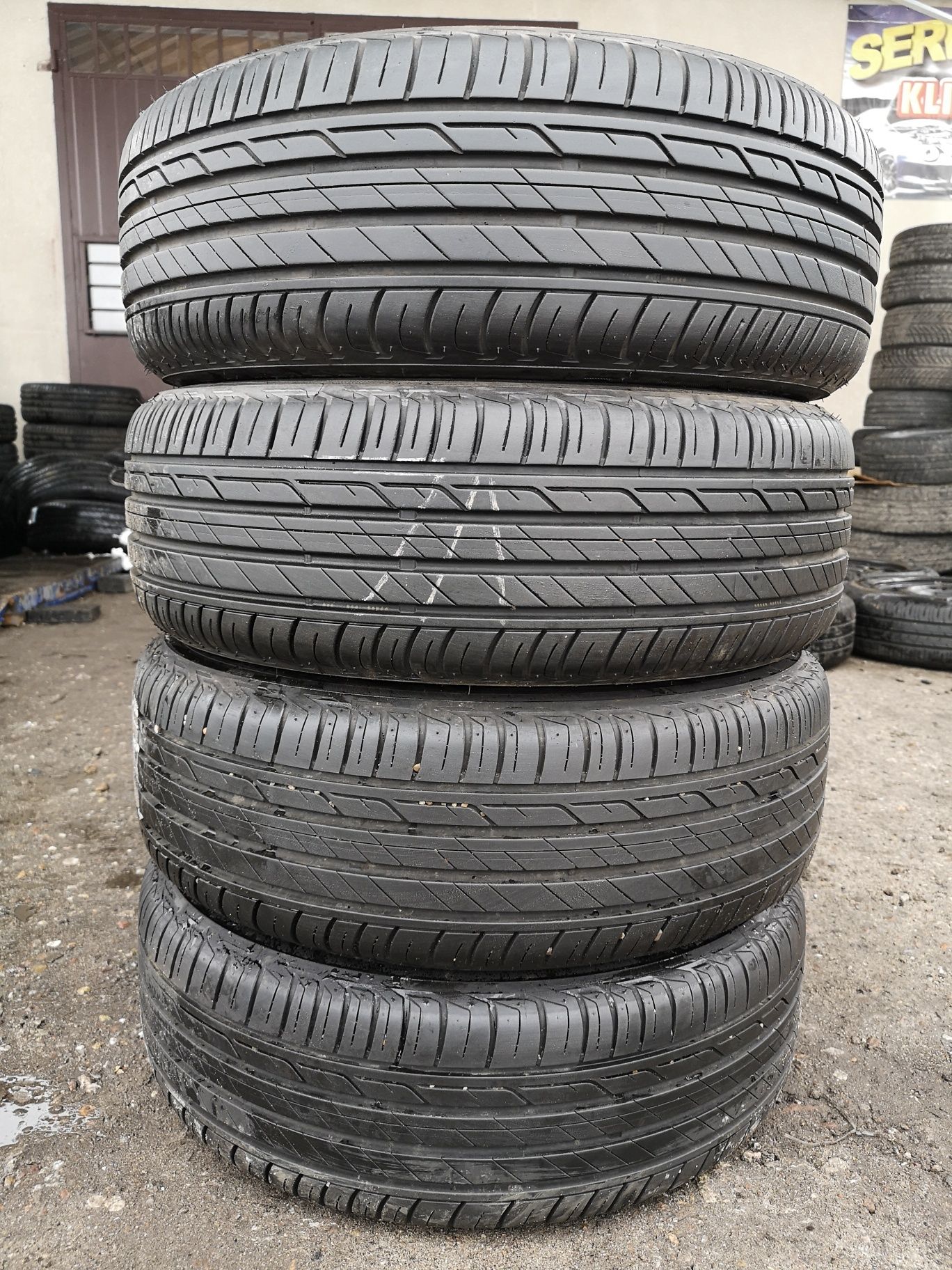 Komplet kół letnich strukturalne 4x108 Opel 195/60/16 Bridgestone 20r