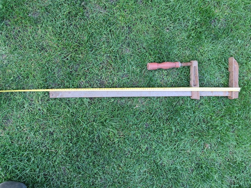 Stary długi ścisk stolarski 90cm
