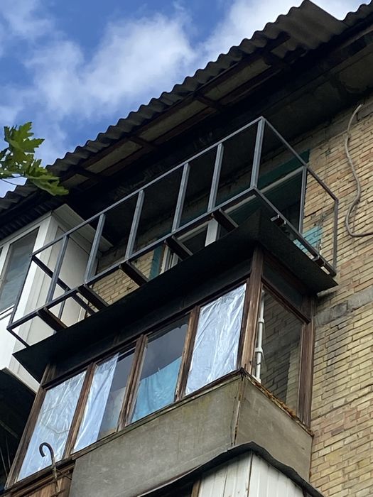Лоджія з нуля ПІД КЛЮЧ місто Київ УСІ РАЙОНИ • Монтаж балкона