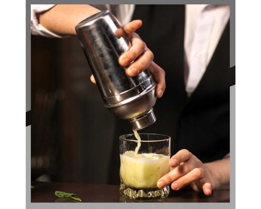 Profesjonalny Shaker Zestaw Barmański do Drinków Koktajli Metalowy