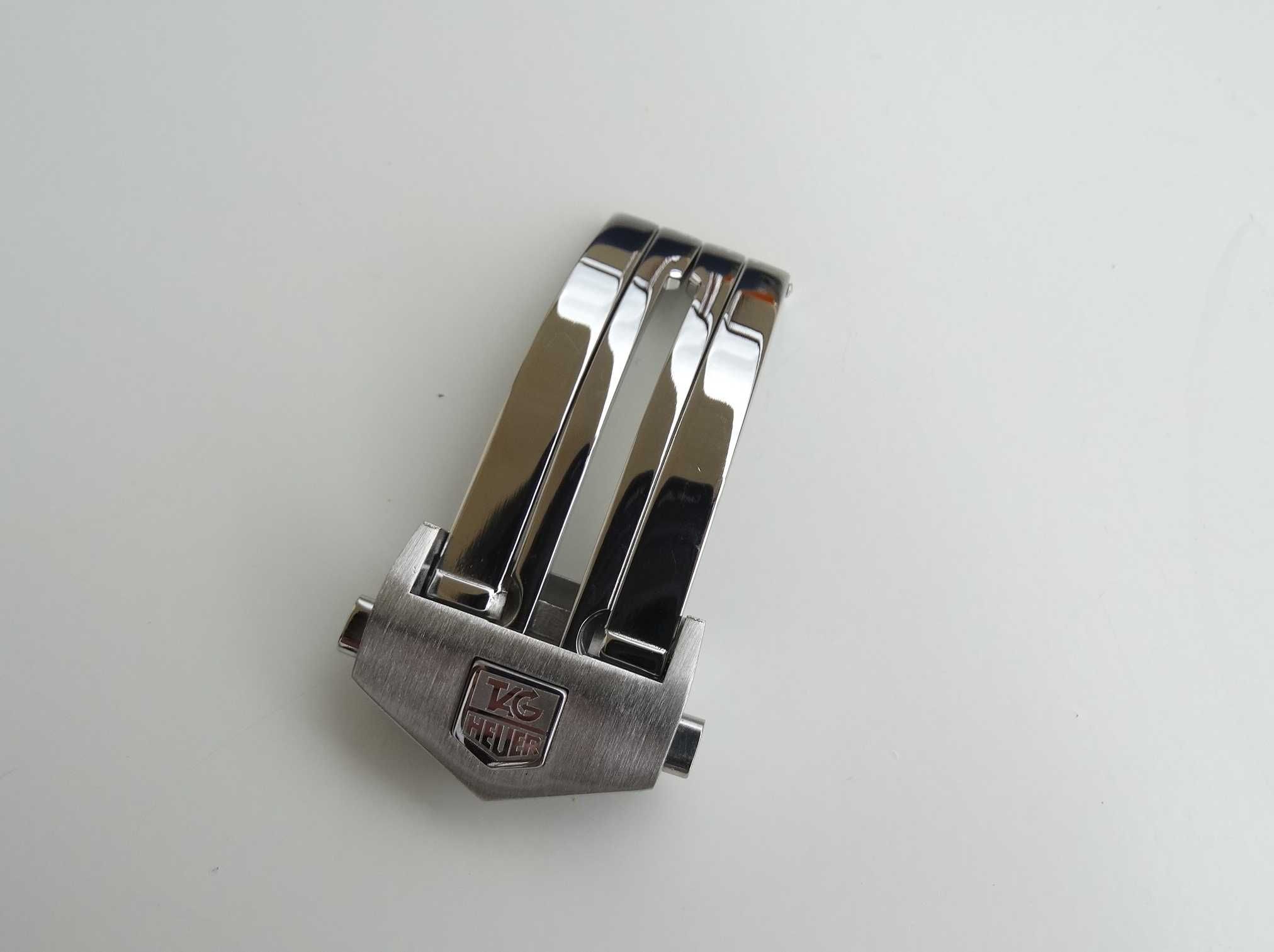 Klamra zapięcie motylkowe 18mm do zegarka TAG Heuer stal 316L