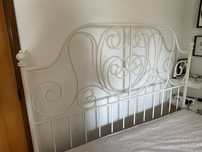 Cama de ferro Ikea com Colchão Emma
