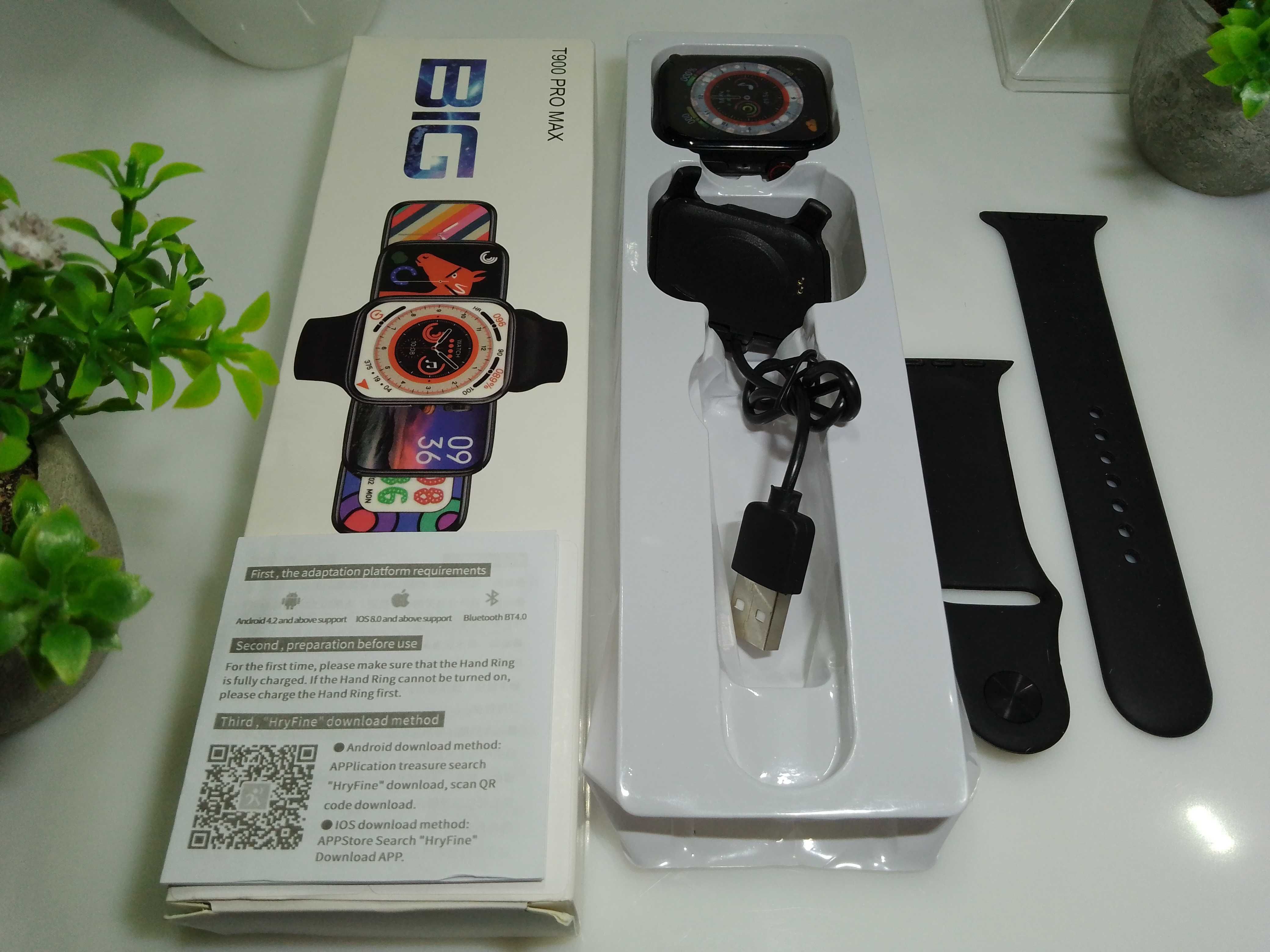 ‼️Смарт часы Т900 Smart Watch Смарт годинник Фітнес браслет Блютуз ‼️