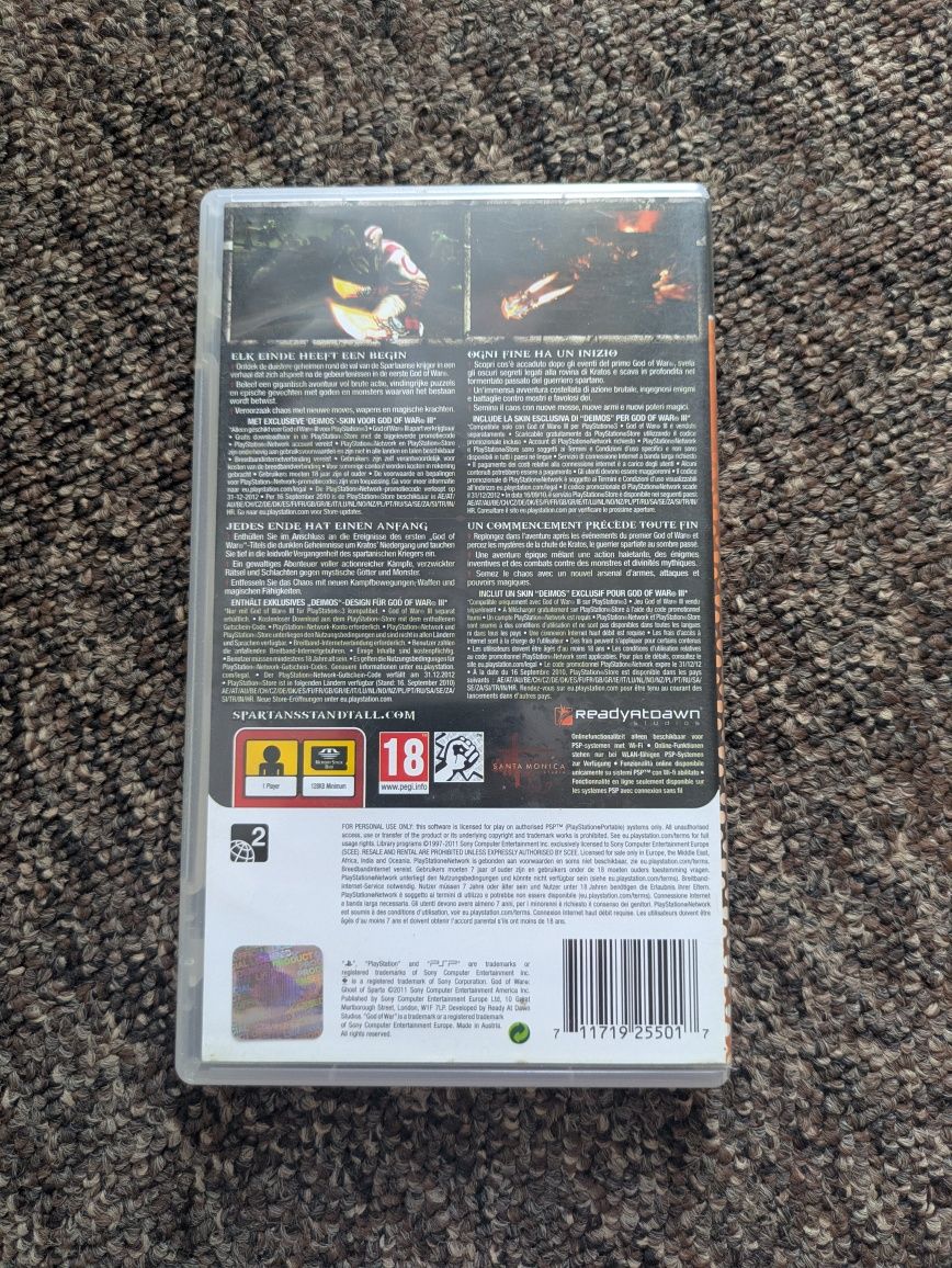God of War Ghost of Sparta na PSP
