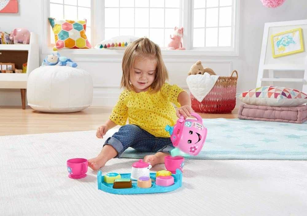 Чайный сервиз музыкальный набор для чаепития Фишер прайс Fisher-Price