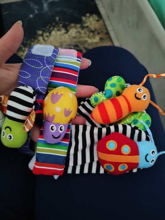 Grzechotki na rączki i nóżki