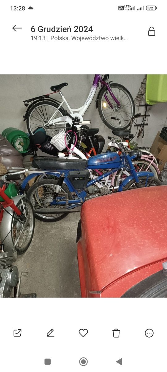 Stare zabytkowe Części Motorynka