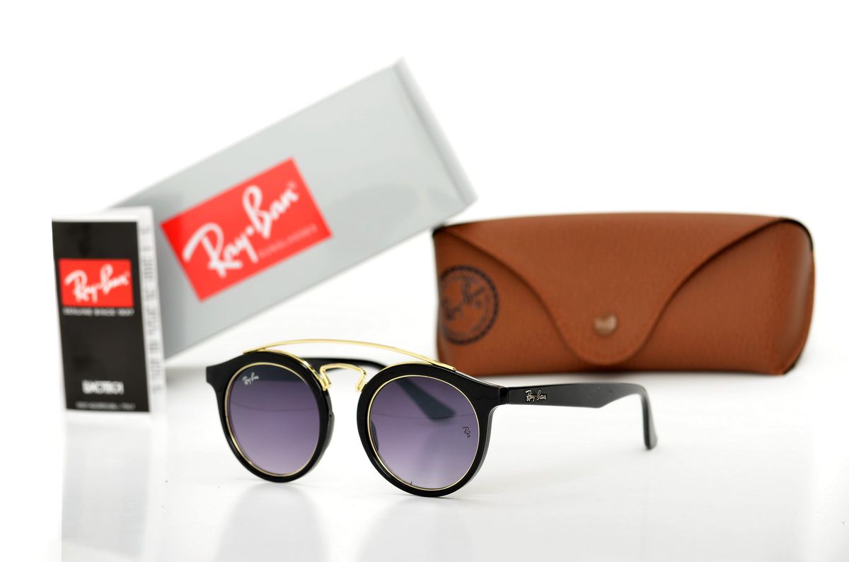 Новинка Солнцезащитные очки Ray Ban Round Metal 4256b защита UV400