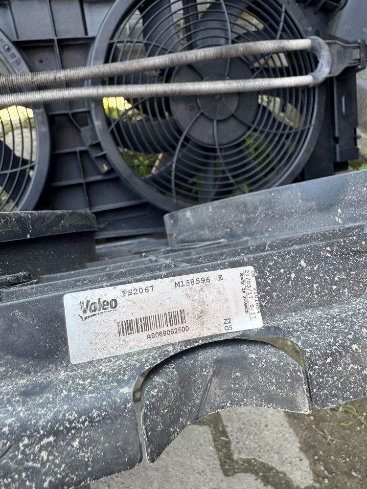 Вентилятор кондиціонера Sprinter w906 Спринтер Крафтер