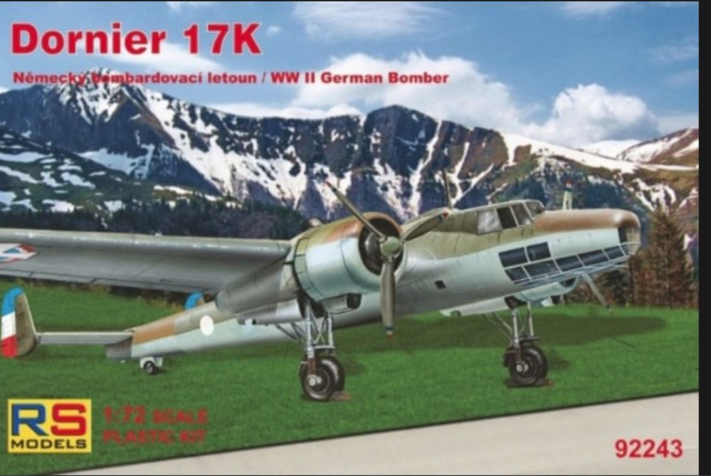 RS Models 92243 samolot Dornier 17 K model 1/72