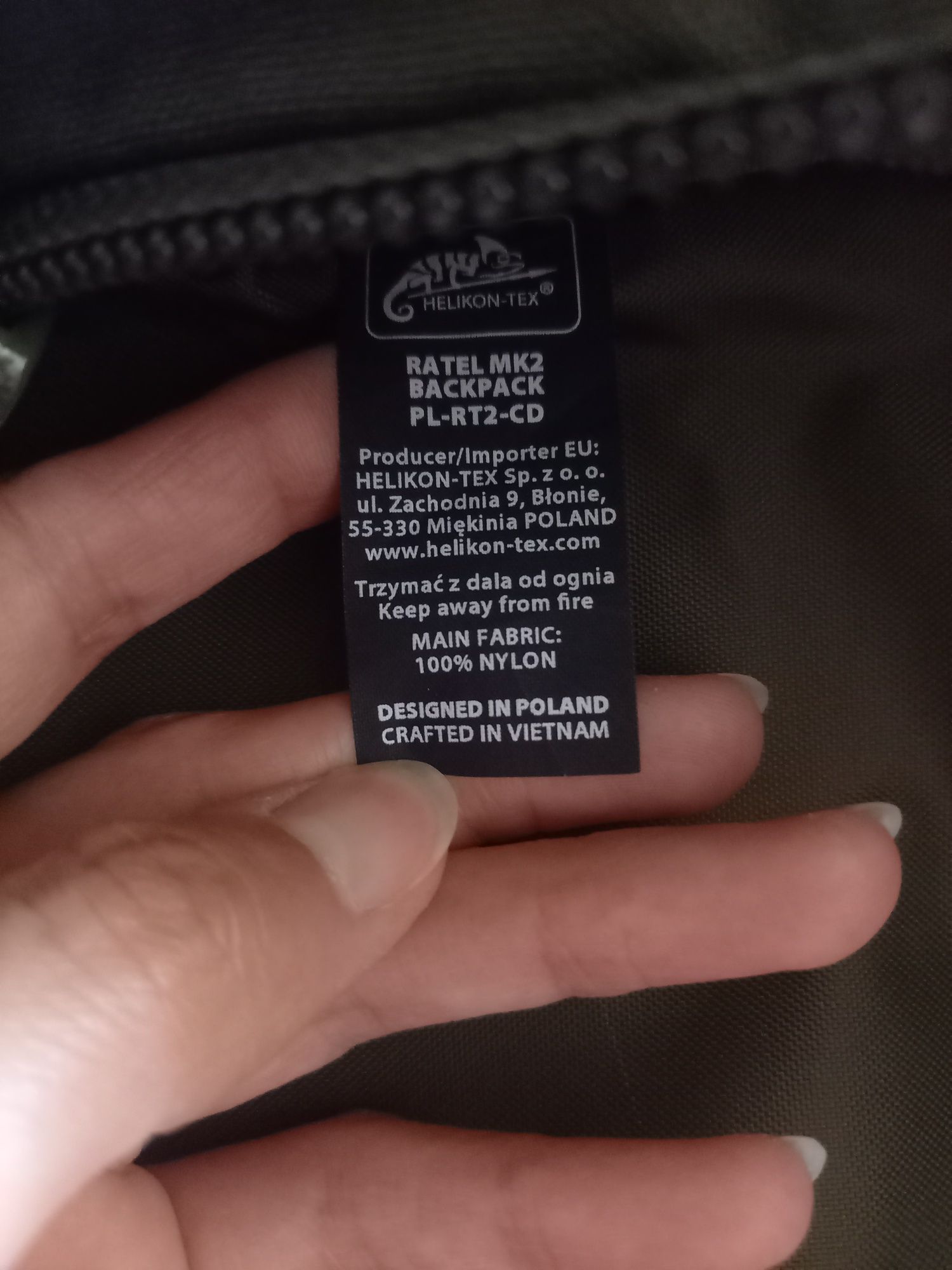 Plecak Helikon olive green 25l