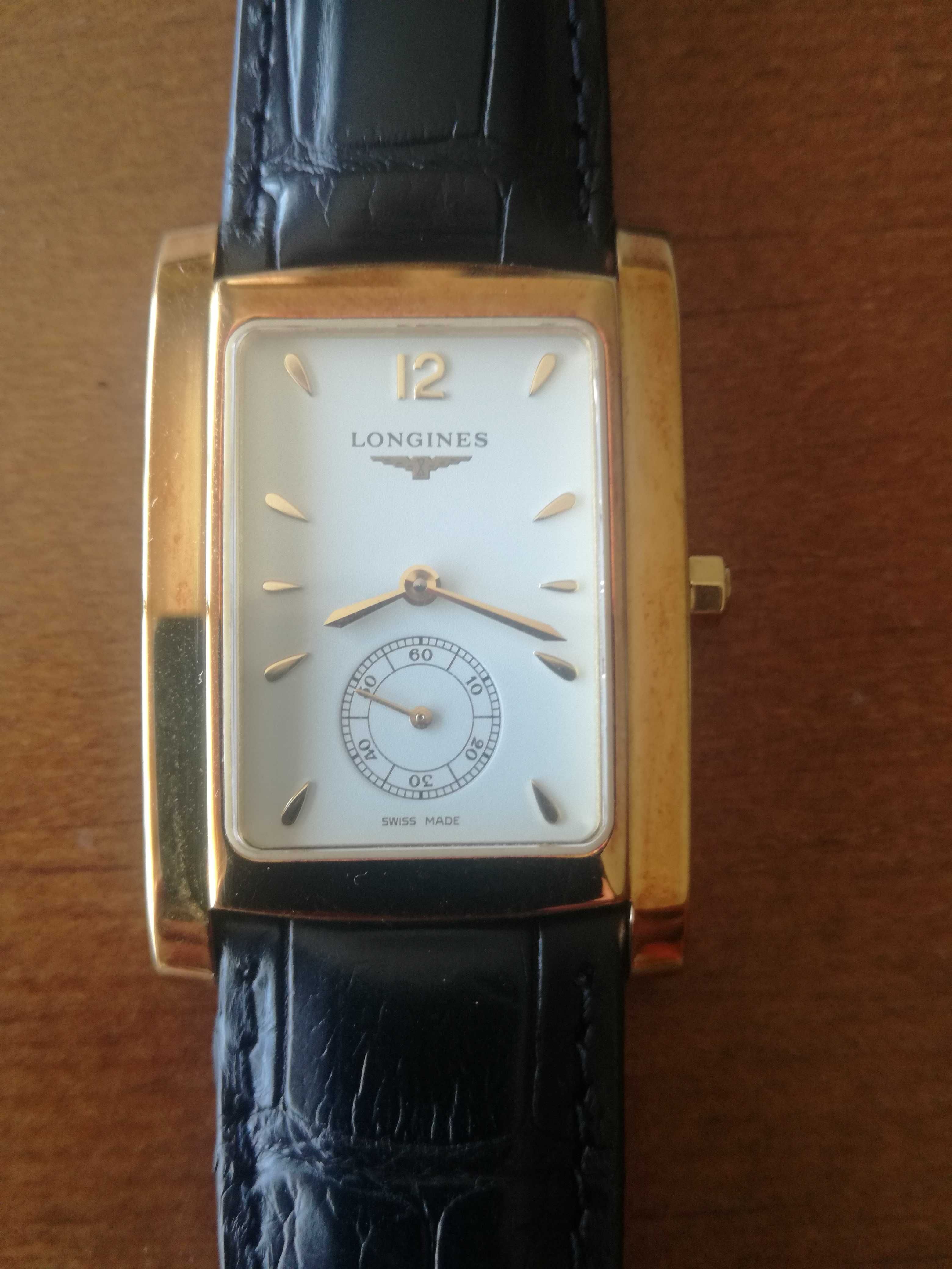 Relógio Longines Dolcevita ouro 18k compl. novo c/ toda a documentação