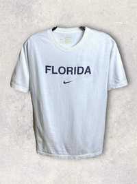 Nike florida usa y2k 90s vintage swoosh koszulka biała logo streetwear