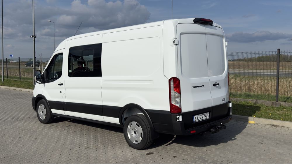 Ford transit brygadowy 7os 2025 wynajem bus paka 170km automat
