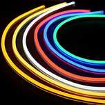 LED NEON FLEX неон гнучкий кольоровий RGB 12/220V силікон IP65 6x12мм